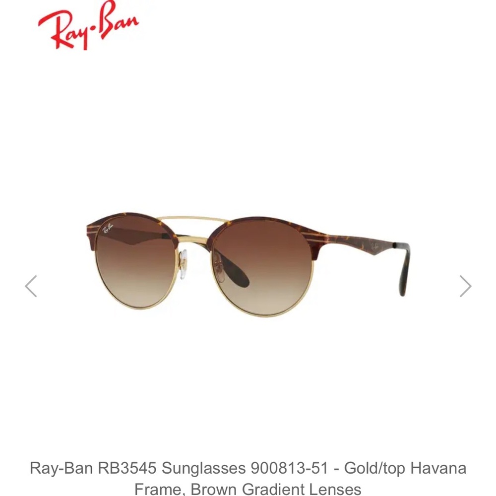 Ray-Ban Gold Havana Sunglasses
